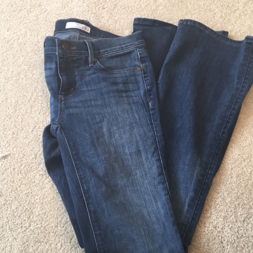 LOFT flare jeans.  Size 25/0.